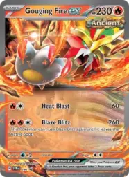 Reference image of Gouging Fire ex, SVP Black Star Promos