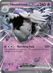 Reference image of Houndstone ex, SVP Black Star Promos