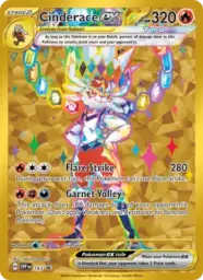 Reference image of Cinderace ex, SVP Black Star Promos