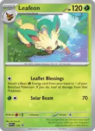 Reference image of Leafeon, SVP Black Star Promos