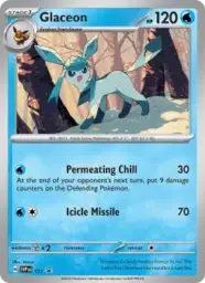 Reference image of Glaceon, SVP Black Star Promos