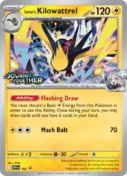 Reference image of Iono's Kilowattrel, SVP Black Star Promos