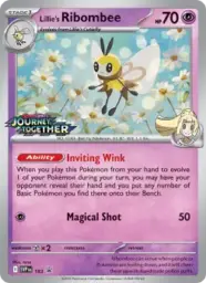Reference image of Lillie's Ribombee, SVP Black Star Promos