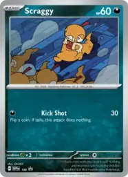 Reference image of Scraggy, SVP Black Star Promos