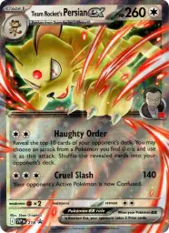 Team Rocket's Persian ex · SVP Black Star Promos · 218/225