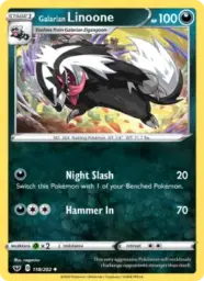 Galarian Linoone · Sword & Shield · 118/202