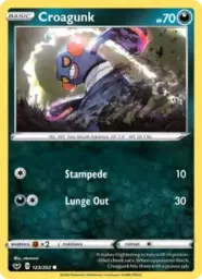 Croagunk · Sword & Shield · 123/202