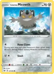 Galarian Meowth · Sword & Shield · 127/202