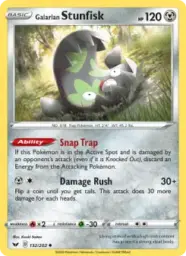Galarian Stunfisk · Sword & Shield · 132/202
