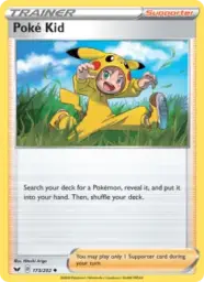 Poké Kid · Sword & Shield · 173/202