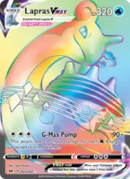 Lapras VMAX · Sword & Shield · 203/202