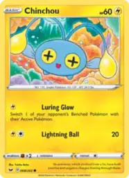 Chinchou · Sword & Shield · 68/202