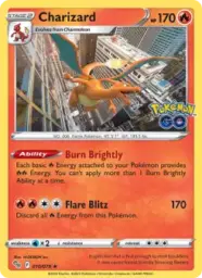 Reference image of Charizard, Pokémon GO