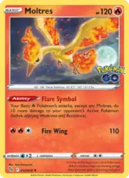 Reference image of Moltres, Pokémon GO