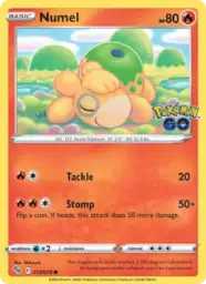 Reference image of Numel, Pokémon GO