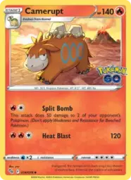 Reference image of Camerupt, Pokémon GO