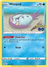 Reference image of Wimpod, Pokémon GO