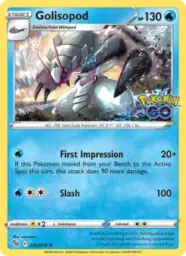 Reference image of Golisopod, Pokémon GO