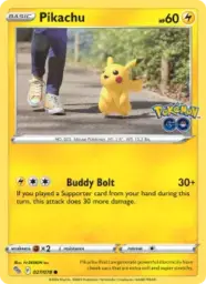 Reference image of Pikachu, Pokémon GO