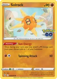 Reference image of Solrock, Pokémon GO