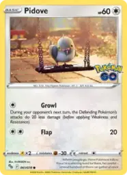 Reference image of Pidove, Pokémon GO