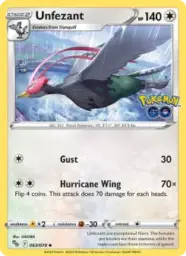 Reference image of Unfezant, Pokémon GO