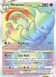 Reference image of Mewtwo VSTAR, Pokémon GO