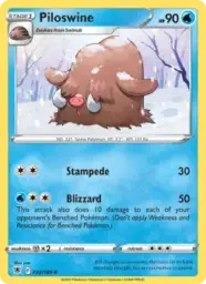 Reference image of Piloswine, Astral Radiance