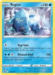 Reference image of Regice, Astral Radiance