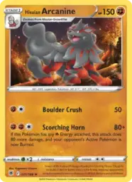 Reference image of Hisuian Arcanine, Astral Radiance