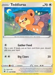 Reference image of Teddiursa, Astral Radiance