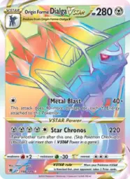 Reference image of Origin Forme Dialga VSTAR, Astral Radiance