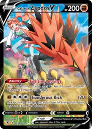 Galarian Zapdos V · Astral Radiance Trainer Gallery · TG19/30