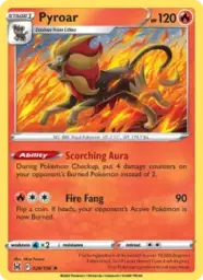 Reference image of Pyroar, Lost Origin