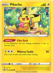 Reference image of Pikachu, Lost Origin