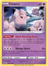 Reference image of Clefairy, Lost Origin