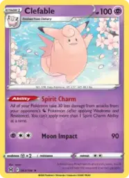 Reference image of Clefable, Lost Origin