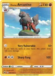 Reference image of Hisuian Arcanine, Lost Origin