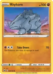 Reference image of Rhyhorn, Lost Origin