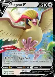 Reference image of Pidgeot V, Lost Origin