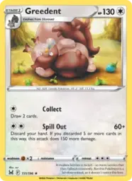 Reference image of Greedent, Lost Origin