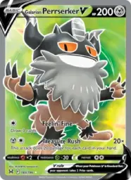 Reference image of Galarian Perrserker V, Lost Origin