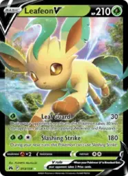 Reference image of Leafeon V, Crown Zenith
