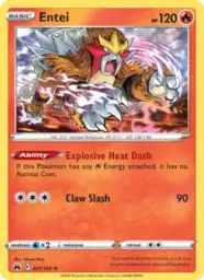 Reference image of Entei, Crown Zenith