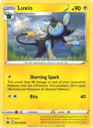 Reference image of Luxio, Crown Zenith