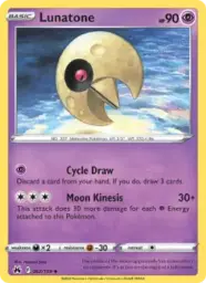 Reference image of Lunatone, Crown Zenith