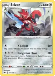 Reference image of Scizor, Crown Zenith