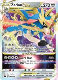 Reference image of Zacian VSTAR, Crown Zenith