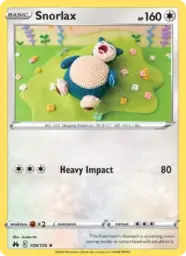 Reference image of Snorlax, Crown Zenith