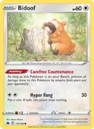 Reference image of Bidoof, Crown Zenith